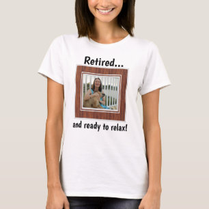 Retirement Party Geschenk für ein Foto T-Shirt
