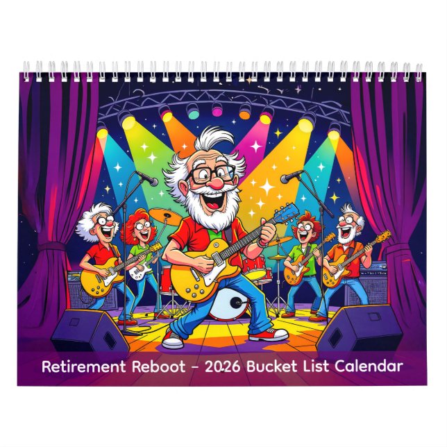 Retirement Reboot - 2026 Bucket List Calendar Kalender (Titelbild)