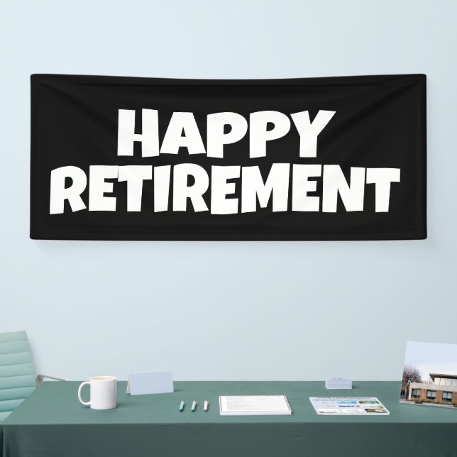 RETIRMENT PARTY BANNER (Messe)