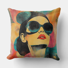Reto Bold Woman in Sonnenbrille Kissen