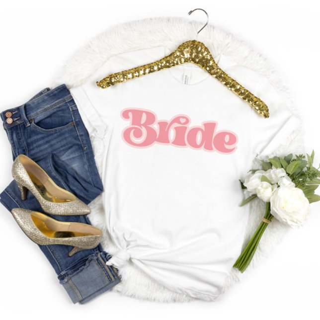 Reto Script Bachelorette Bride T - Shirt (Von Creator hochgeladen)