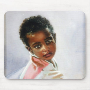 Retratro de niño/Retrato de neno/Portrait des Jung Mousepad