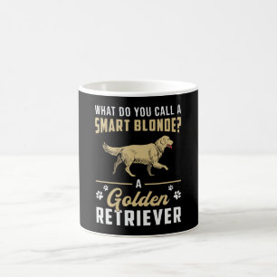 Retriever A Smart Blonde Dog Lover Puppy Funny Kaffeetasse
