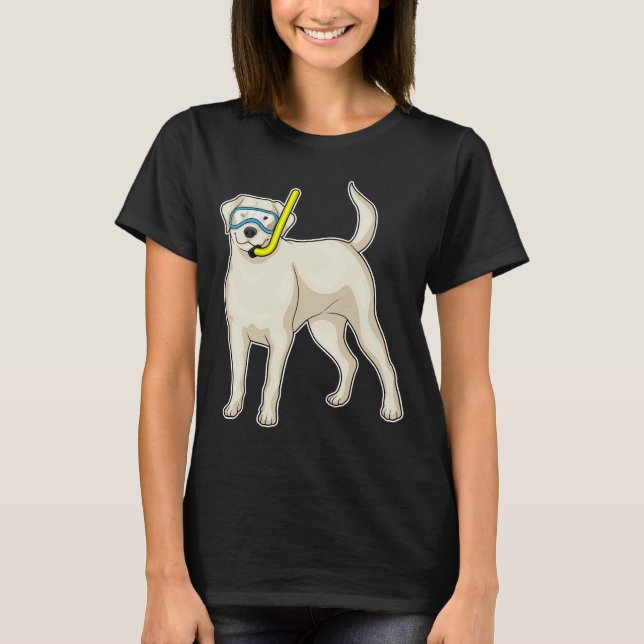 Retriever Diver Snorkel T-Shirt (Vorderseite)