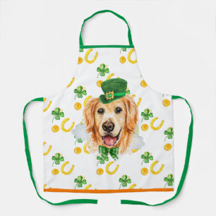 Retriever Ferienhaus Dekoration St. Patrick's Day Schürze