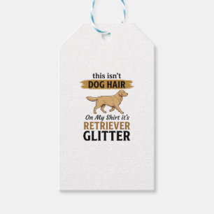 Retriever Glitter Lustiger Hunde Liebhaber Vintage Geschenkanhänger