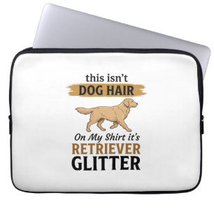 Retriever Glitter Lustiger Hunde Liebhaber Vintage Laptopschutzhülle