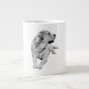 Retriever Reverie, weich verschattet Jumbo-Tasse