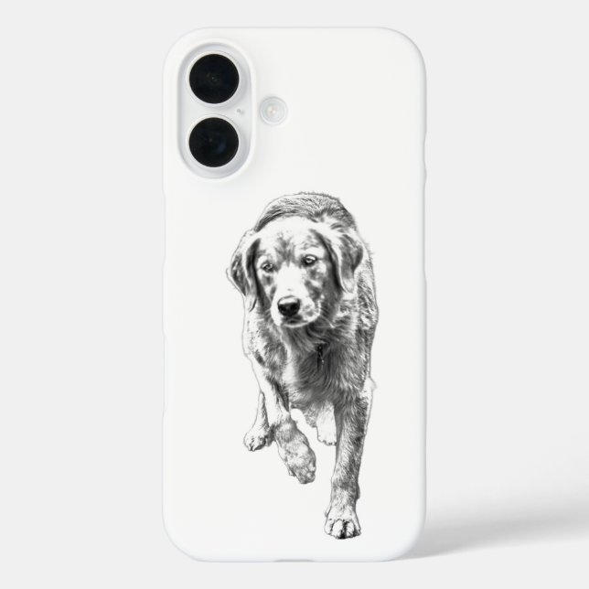Retriever Textured Stride Design Case-Mate iPhone Hülle (Rückseite)