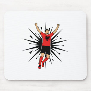 Retro10 Alnia Fußll Alnia Fußball Alnia Flagge _3 Mousepad