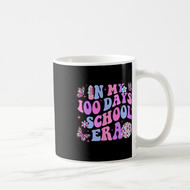 Retro 100. Schullehrer Kind 100 Tage Kaffeetasse (Rechts)