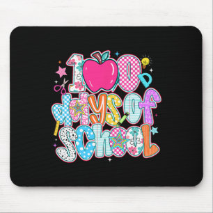 Retro 100 Tage Schule Coquette Frohen 100. Tag Mousepad
