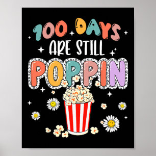 Retro 100 Tage und immer noch Poppin lustige 100 T Poster