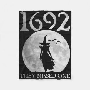 Retro 1692 sie vermissten eine Hexe Salem 1692 Hal Fleecedecke