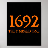 Retro 1692 sie vermissten eine Hexe Salem 1692 Hal