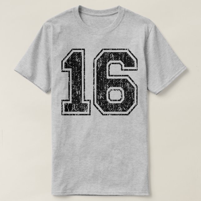 Retro 16 T-Shirt (Design vorne)
