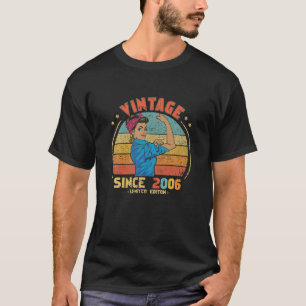 Retro 16th Birthday Vintag seit 2006 Geburtstag de T-Shirt