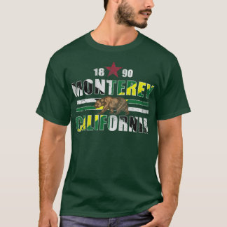Retro 1890 Monterey California Flag T-Shirt