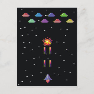 Retro-1908-Videospiel-Arcade Postkarte