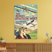 Retro 1912 Los Angeles Luftfahrt-Ausstellung Reise