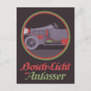 Retro 1913 deutsche Autoteile-Werbung Postkarte
