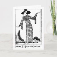 Retro 1920er Elegant Lady