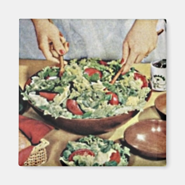 Retro 1950 Food Magnet 1 (Vorne)