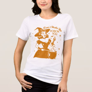 Retro 1950er Glam Girl Funny Sarcastic Zitat Tri-Blend Shirt