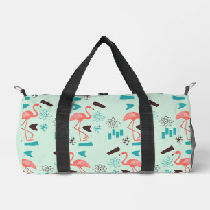 Retro 1950er Jahre Flamingo Print Cut Sew Bag Duffle Bag