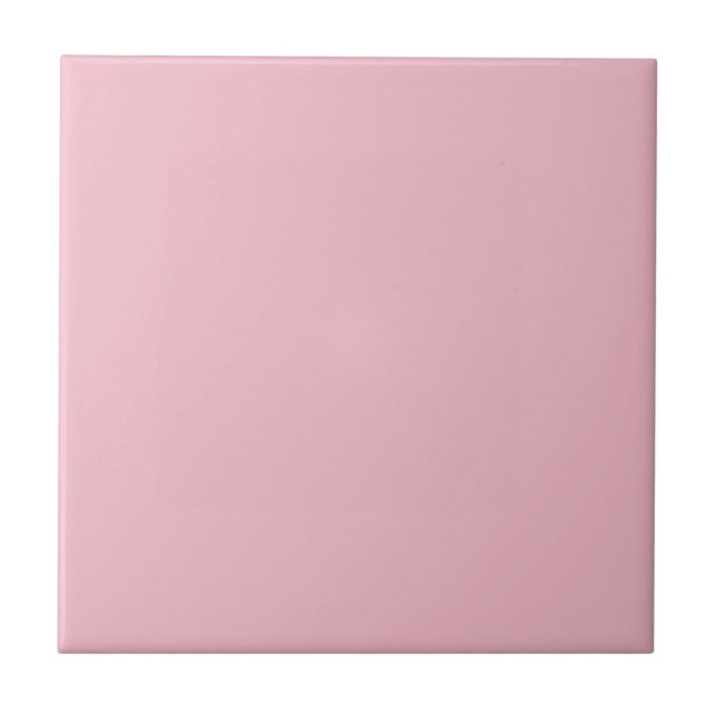 Retro 1950er Jahre Pink Square Küche und Badezimme Fliese (Vorderseite)