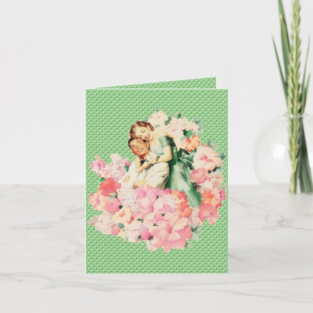 Retro 1950er karte (Vorderseite)