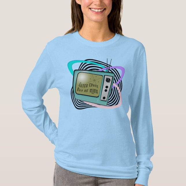 Retro 1950er TV - Atomalters Grafix T-Shirt (Vorderseite)