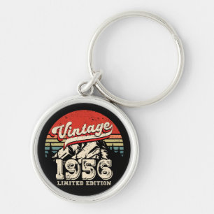 Retro 1956 Geburtstagsgeschenk Vintage 70. Geburts Schlüsselanhänger