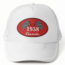 Retro 1958 - Klassisches Race-Flag