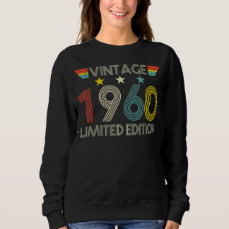 Retro 1960 62. Geburtstag 62 Jahre alt Sweatshirt