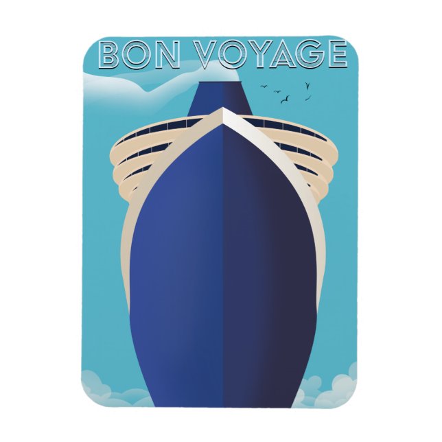 Retro 1960 Blume Magnet (Vertikal)