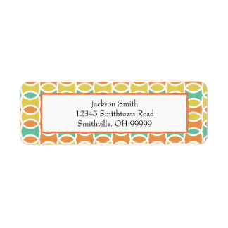 Retro 1960er-Runden Ovalen Orange Aquamarin Gold