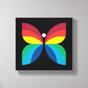 Retro 1966-1974 leinwanddruck