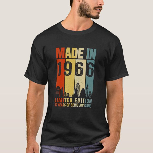 Retro 1966, 57 Jahre Phantastisch T-Shirt (Vorderseite)