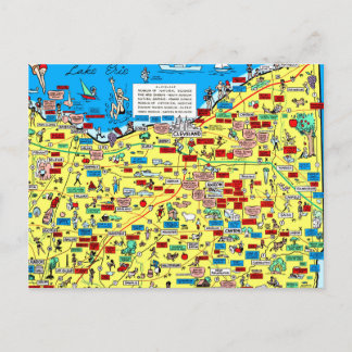 Retro 1966 Cleveland, Ohio Karte Postkarte