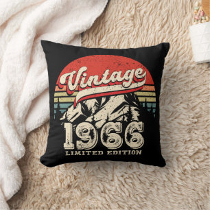 Retro 1966 Geburtstag Vintage Outdoor 60. Geburtst Kissen