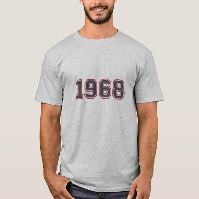 Retro 1968 T - Shirt (Vorderseite)