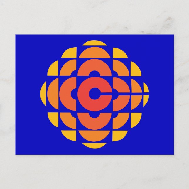 Retro 1974-1986 postkarte (Vorderseite)