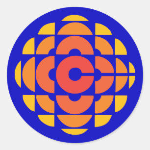 Retro 1974-1986 runder aufkleber