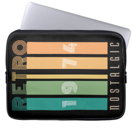 Retro 1974 nostalgisch laptopschutzhülle