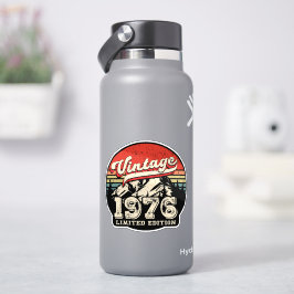 Retro 1976 Birthday Vintage 50th Outdoorsy Bday Aufkleber
