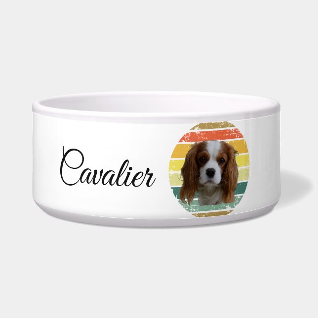 Retro 1980 Blenheim Cavalier König Charles Spaniel Napf (Vorderseite)