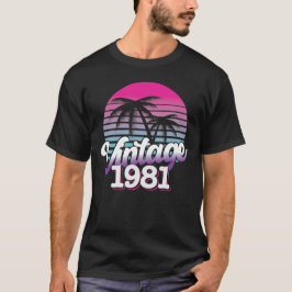 Retro 1981 Limited Edition | Geburtstagsgeschenk I T-Shirt