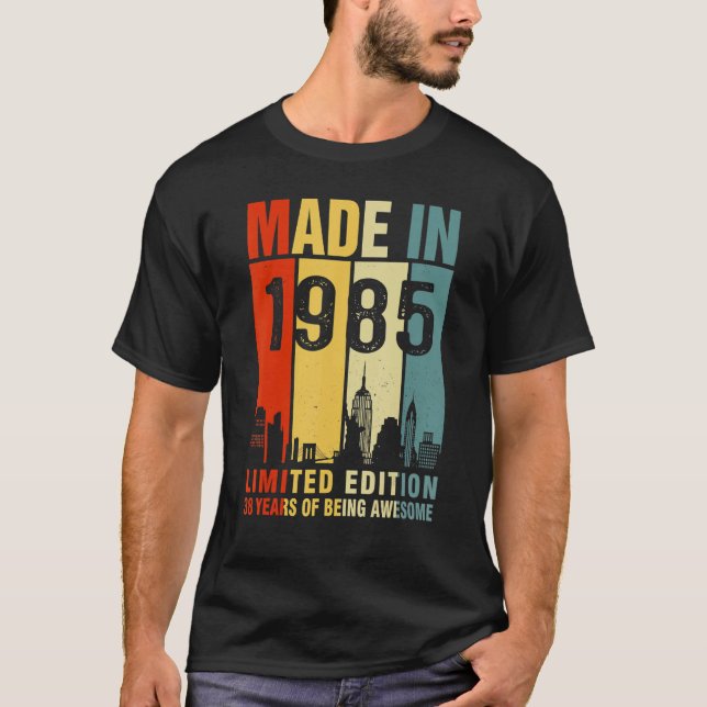 Retro 1985, 38 Jahre Phantastisch T-Shirt (Vorderseite)