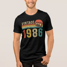 Retro 1986 Geburtstag Vintage Kassette 40.